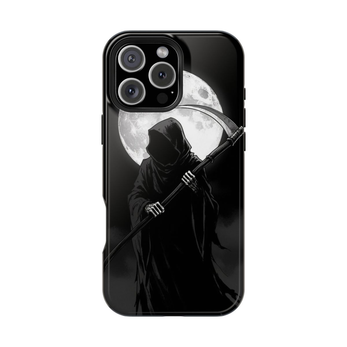 Shadow Reap Grim Reaper Moon Phone Case For iPhone Samsung