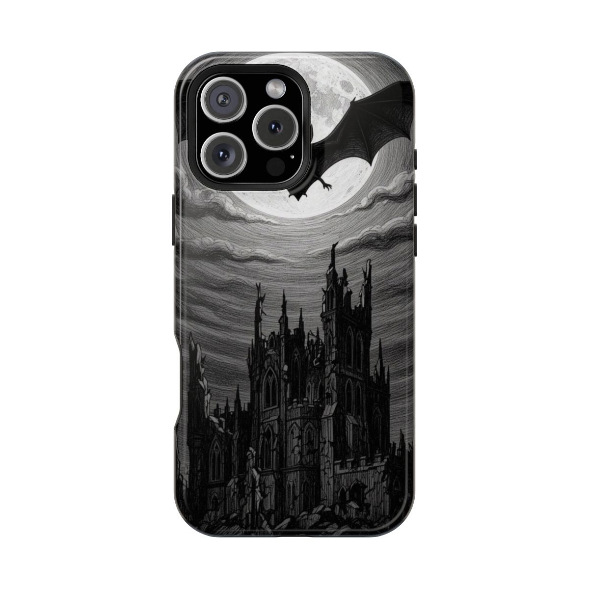 Nocturne Ruined Walls Gothic Macabre