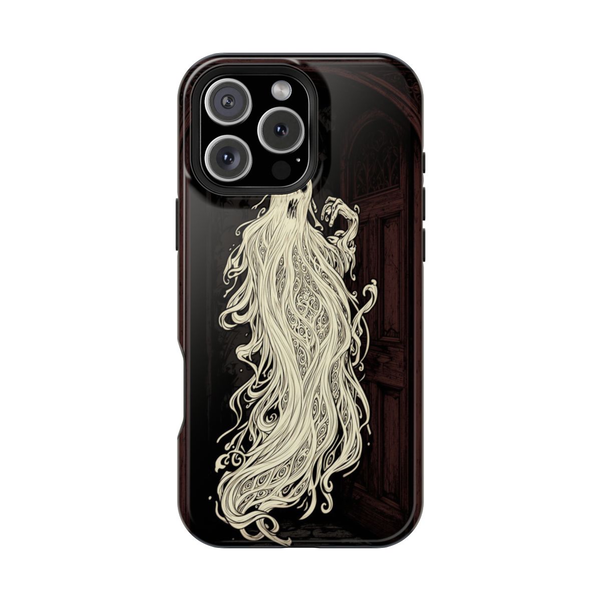 Gothic Illustration Spectral Apparition Phone Case For iPhone Samsung
