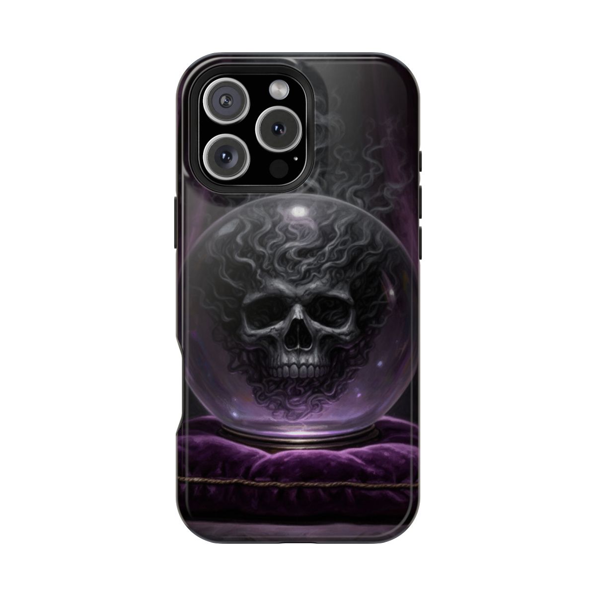 Dark Fantasy Future Smoky Glass Phone Case For iPhone Samsung