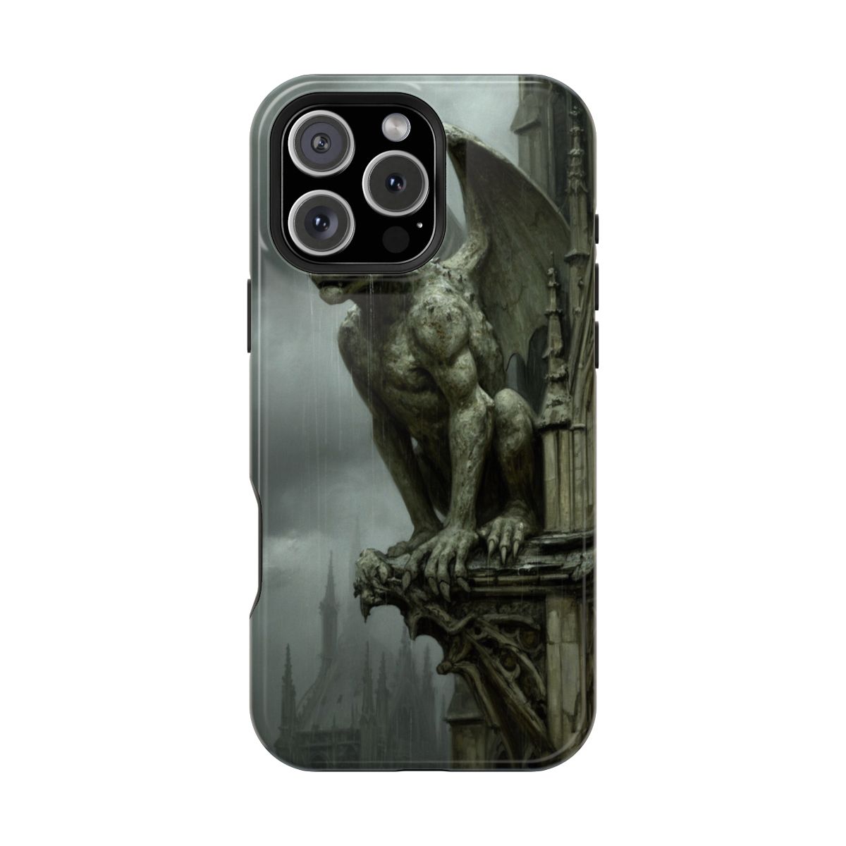 Gothic Gargoyle Stone Watcher Silent Vigil