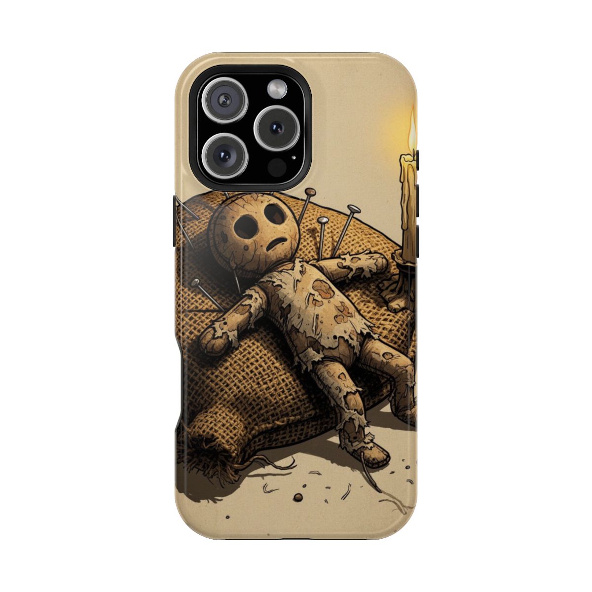 Distressed Voodoo Doll Pins Prayers Phone Case For iPhone Samsung