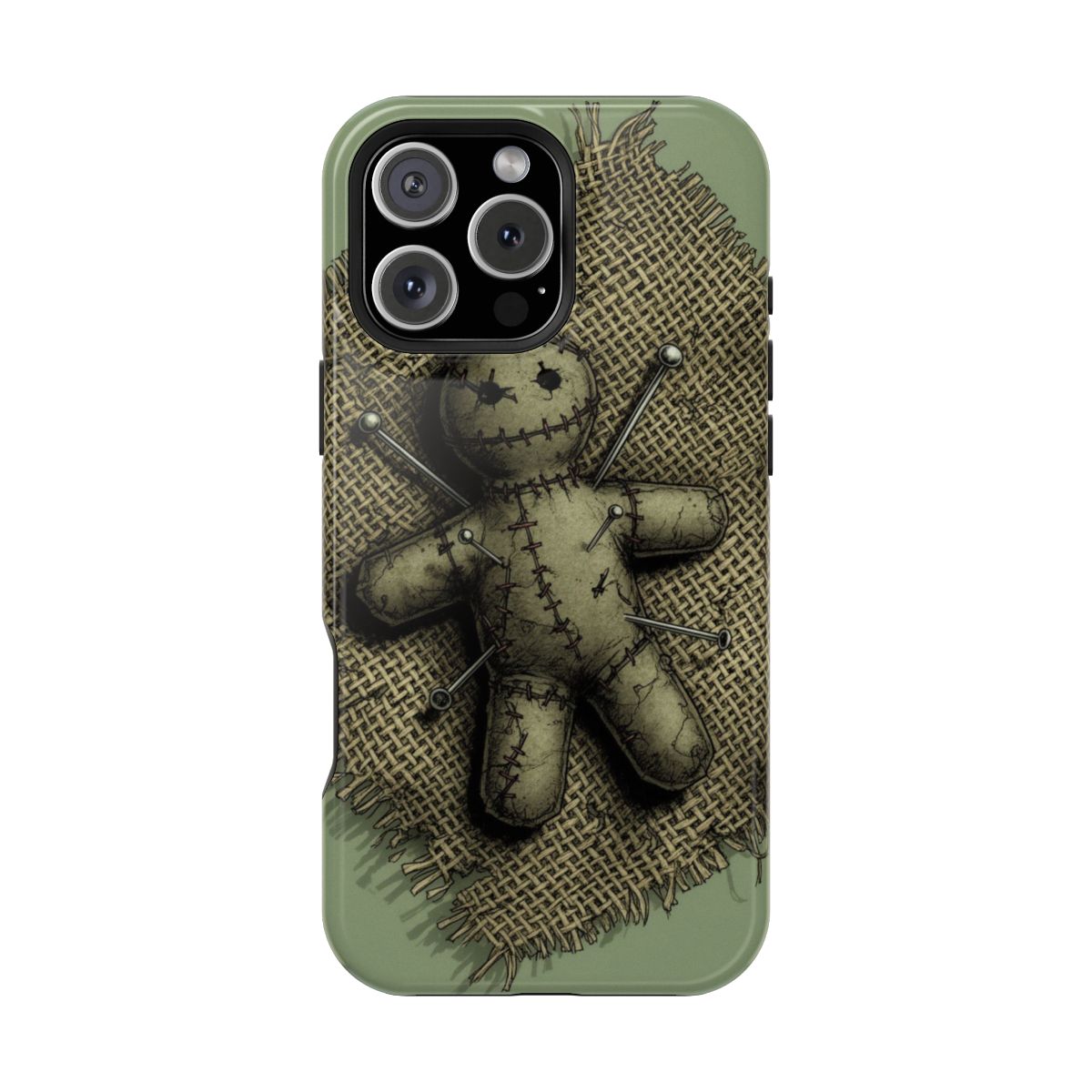 Creepy Voodoo Doll Pin Pricks Phone Case For iPhone Samsung