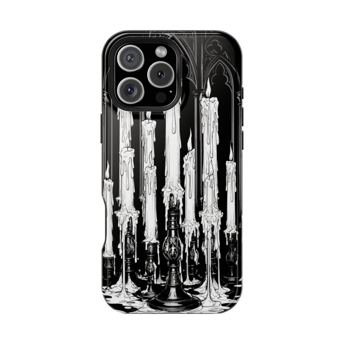 Gothic Line Art Phone Case For iPhone Samsung