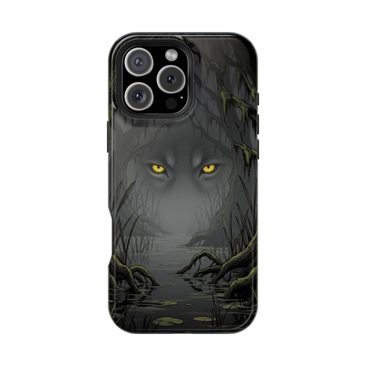 Ominous Swamp Monster Eyes Beneath Phantom Mire