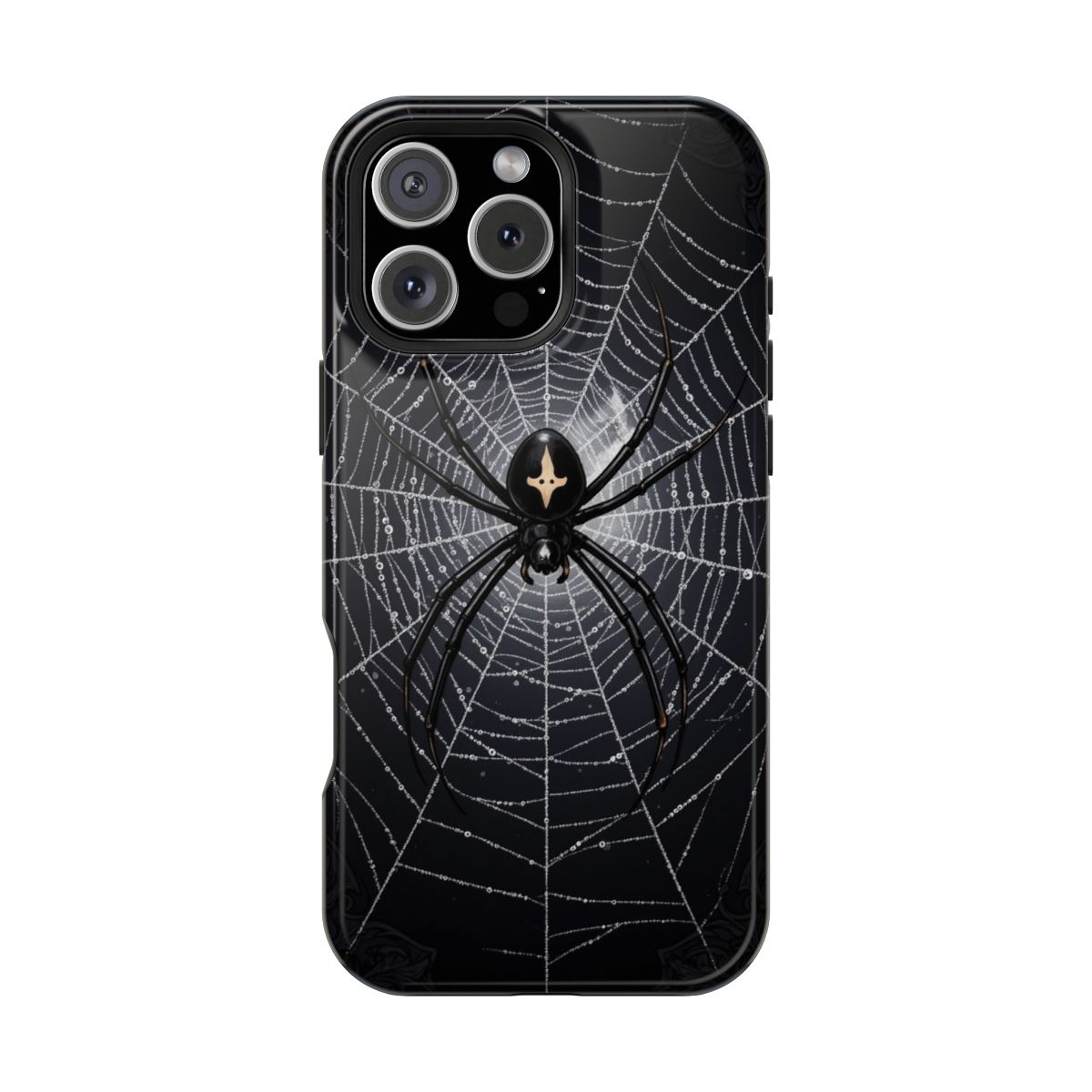 Detailed Spiderweb Widow's Lace Deadly Embrace