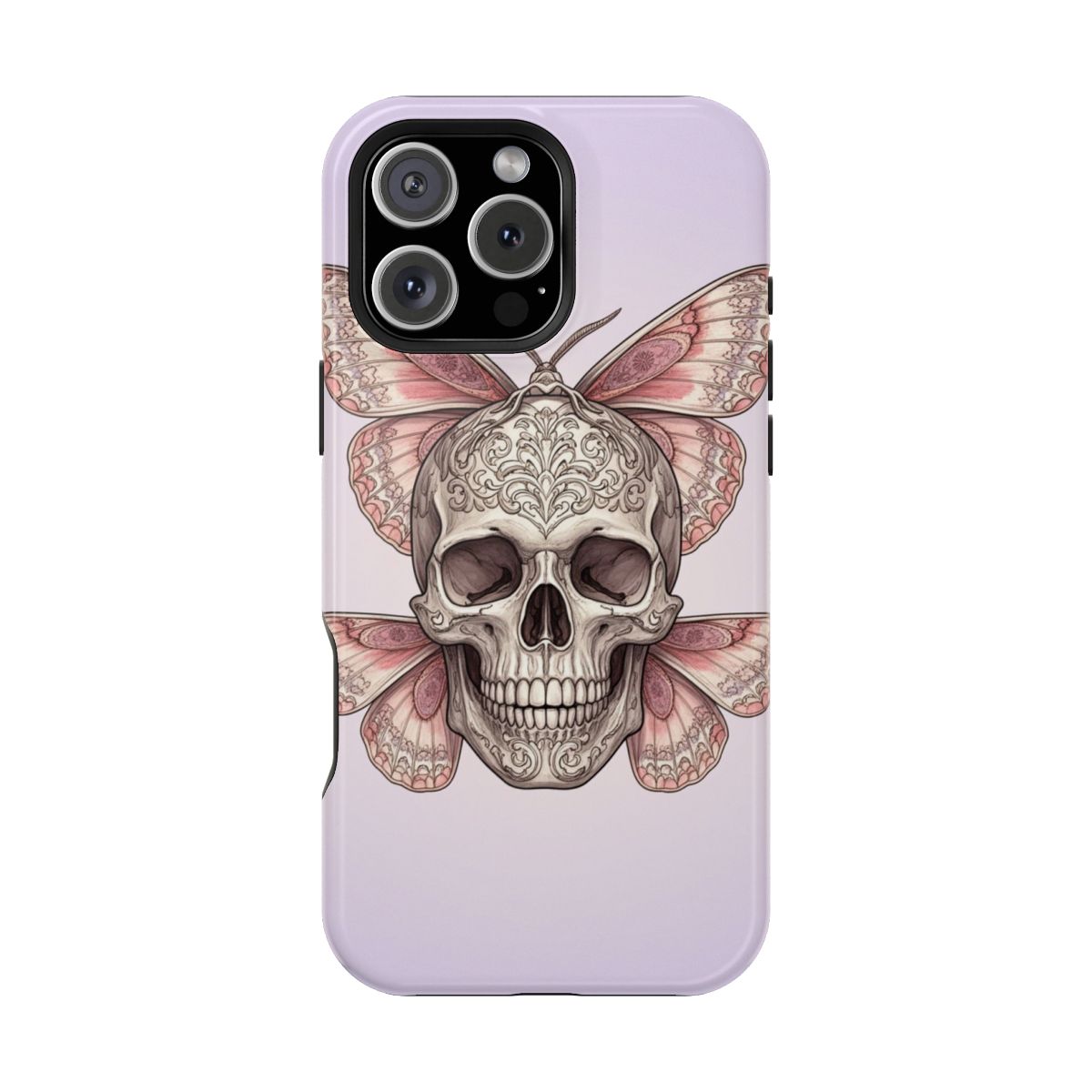 Ornate Skull Butterfly Memento Mori